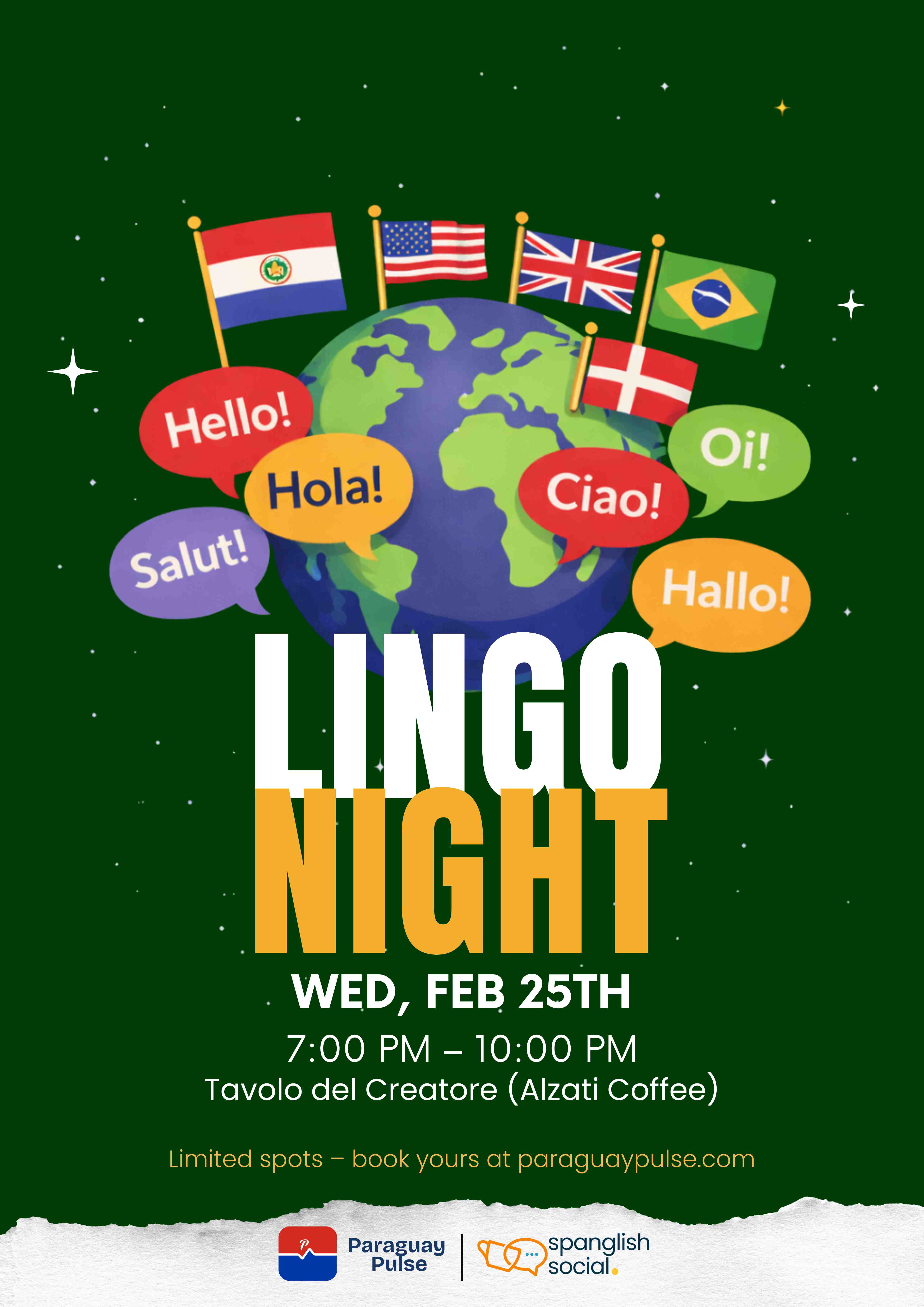 Language Exchange - Lingo Night 25th Feb