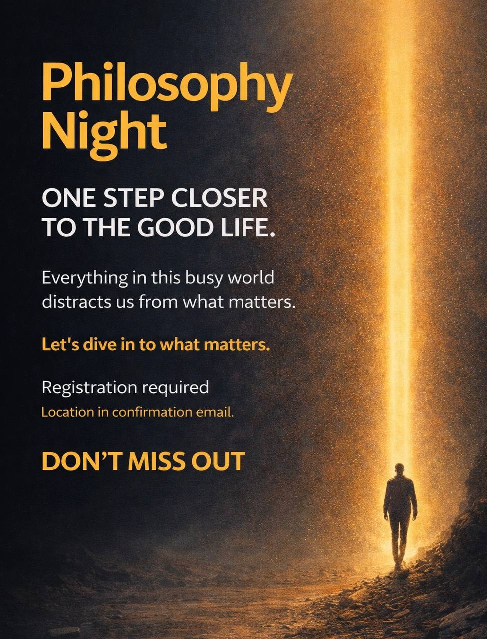 Philosophy night 26th Feb
